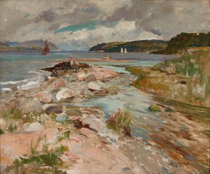 Shore Near Inverkip (olej na płótnie)