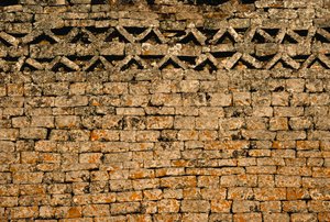 Kamienna ściana w GREAT ZIMBABWE RUINS, ZIMBABWE. . autorstwa James L Stanfield