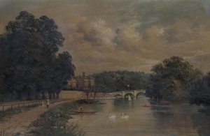 Richmond Bridge z Cholmondeley Walk