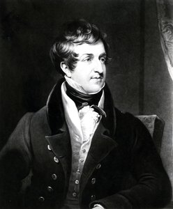 John Cam Hobhouse, grafika wykonana przez Charlesa Turnera, 1834 (mezzotinta) autorstwa James Lonsdale