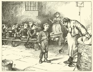 Oliver Twist prosi o więcej
