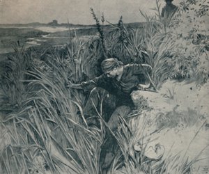 Zbiegły skazany. Z Wielkich Nadzieji Dickensa, 1830-1870, 1923