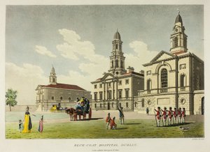 Szpital Blue-Coat, Dublin autorstwa James Malton