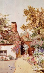 W Shamley Green, Surrey (akwarela) autorstwa James Matthews