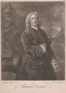 Admirała Edwarda Vernona autorstwa James McArdell