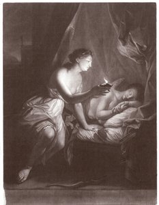 Kupidyn i Psyche autorstwa James McArdell