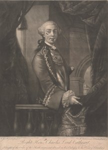 Generał porucznik Charles Schaw Cathart, 9.hrabia Cathcart autorstwa James McArdell