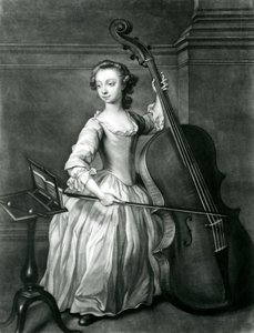 Portret Benjamina Halletta (mezzotinta) autorstwa James McArdell