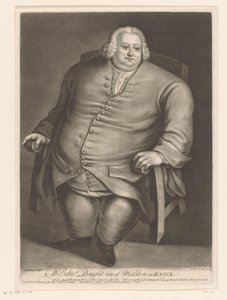Portret van Edwarda Brighta Pan Edwd. Jasny koniec Malden w Essex (tytuł na obiekcie)