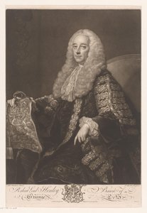 Portret vana Roberta Henleya Robert Lord Henley Baron z Grainge (tytuł na obiekcie)