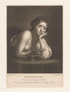 Sigismunda z sercem Guiscardo Ghismonda (tytuł na obiekcie)