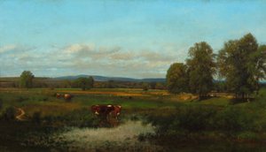 Krowy na pastwisku 1870 (olej na płótnie)
