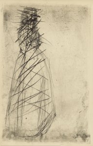 [76] Wrażenia z anulowanych płyt autorstwa Whistler - Fumette Standing. autorstwa James Abbott McNeill Whistler