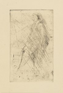 [76] Wrażenia z anulowanych płyt Whistlera - Odpoczynek autorstwa James Abbott McNeill Whistler