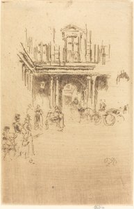 Róg Palais Royal autorstwa James Abbott McNeill Whistler