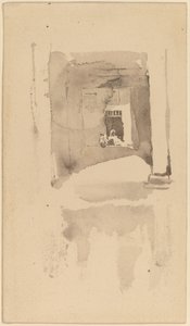 Drzwi w Ajaccio autorstwa James Abbott McNeill Whistler