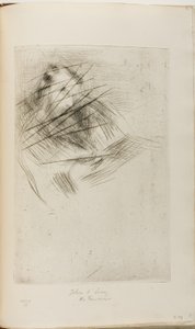 Mężczyzna czytający autorstwa James Abbott McNeill Whistler