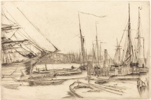 Szkic z Billingsgate autorstwa James Abbott McNeill Whistler