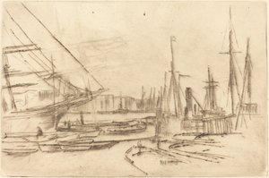 Szkic z Billingsgate autorstwa James Abbott McNeill Whistler