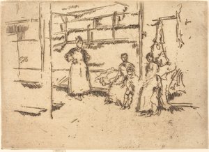 Po sprzedaży, Hounsditch autorstwa James Abbott McNeill Whistler