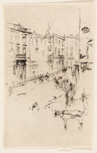 Ulica Alderneya autorstwa James Abbott McNeill Whistler