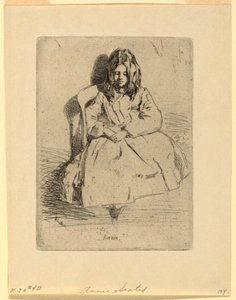 Annie, siedząca autorstwa James Abbott McNeill Whistler