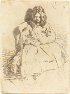 Annie w pozycji siedzącej autorstwa James Abbott McNeill Whistler