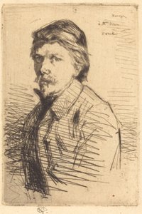 August Delatre autorstwa James McNeill Whistler