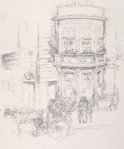 Tył teatru Gaiety autorstwa James McNeill Whistler