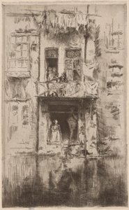 Balkon, Amsterdam autorstwa James Abbott McNeill Whistler
