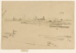 Battersea Poranek autorstwa James Abbott McNeill Whistler