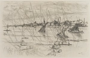 Zasięg Battersea autorstwa James Abbott McNeill Whistler