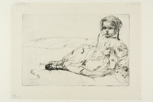 Bibi Valentin autorstwa James Abbott McNeill Whistler