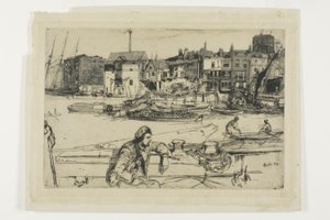 Nabrzeże Czarnego Lwa autorstwa James Abbott McNeill Whistler