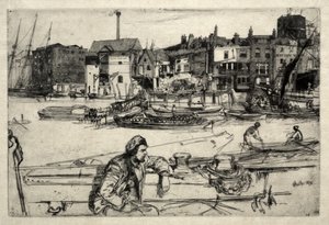 Nabrzeże Czarnego Lwa autorstwa James McNeill Whistler