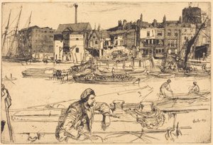 Nabrzeże Czarnego Lwa autorstwa James McNeill Whistler