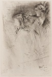 Szczotkowanie włosów autorstwa James Abbott McNeill Whistler