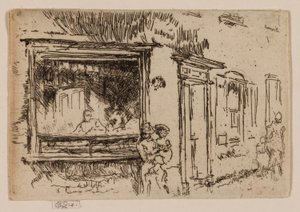 Sklep mięsny, Sandwich, Kent autorstwa James McNeill Whistler