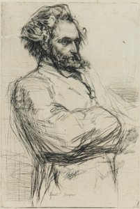 CL Drouet, Rzeźbiarz autorstwa James Abbott McNeill Whistler