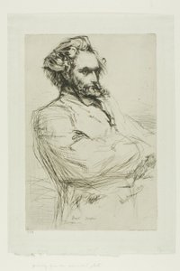 CL Drouet, rzeźbiarz autorstwa James Abbott McNeill Whistler
