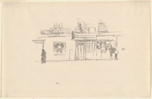 Sklepy Chelsea autorstwa James Abbott McNeill Whistler