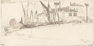 Chelsea Wharf autorstwa James Abbott McNeill Whistler