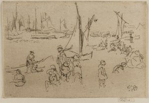 Dzieci, Portsmouth autorstwa James Abbott McNeill Whistler