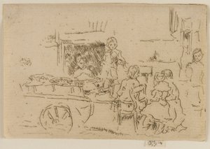Taczka z owocami dla dzieci autorstwa James Abbott McNeill Whistler
