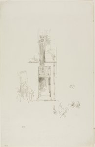Koguty i Kury, Hôtel Colbert autorstwa James McNeill Whistler