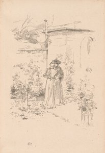 Zaufanie w ogrodzie autorstwa James Abbott McNeill Whistler