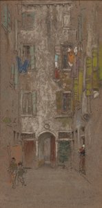 Paradiso Court autorstwa James McNeill Whistler