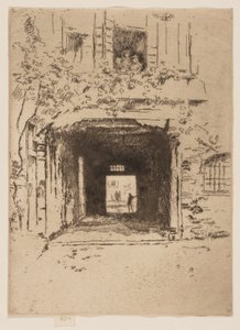 Drzwi i winorośl autorstwa James McNeill Whistler