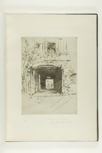 Przysłup i winorośl autorstwa James McNeill Whistler