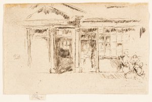 Podwójne drzwi, kanapka autorstwa James Abbott McNeill Whistler